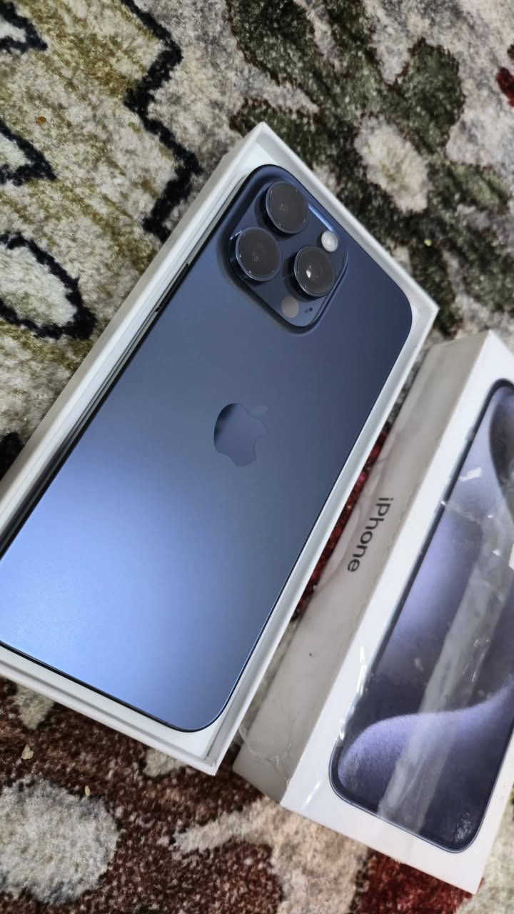 سلام عليكم 15برو ماكس جهاز ماستر شرق اوسط ذاكرة 256 بطاريه 86 ويا كارتونه كيبل سعرة 880 الف مكاني ديالى بعقوبه فلكه فلاحه ***********
