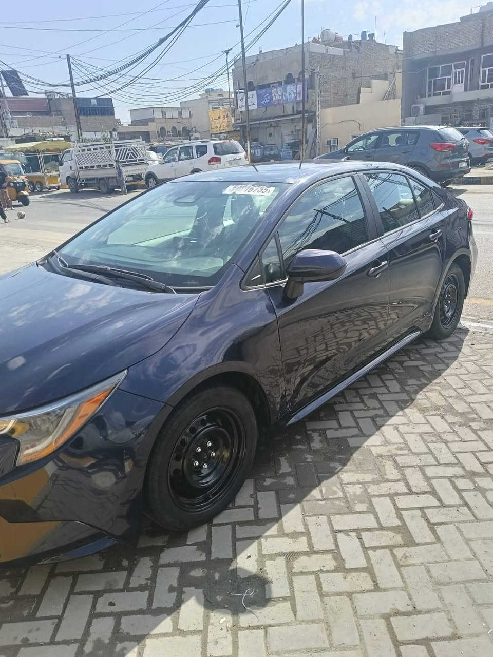 سلام عليكم 
كورلا موديل 2024 الحادث كما موضح في الصورة 
ماشية 17
موصفات LE
مكاني بغداد 
رقم الهاتف ***********
