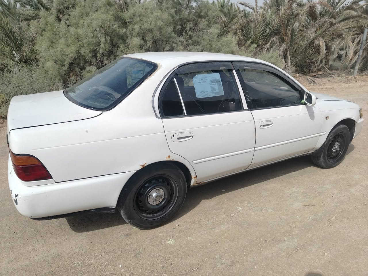 السلام عليكم 
كورلا مديل 1994 يسرى بلاد. بأسمي. 
 رقم انكليزي. سنوية لغاية 2031
تخم تاير جديد 
مشط وباور جدد
الحدادية جاهزة
تبريد شغال
مكينة وكير شرط 

السعر (60) وبيها مجال قليل
مكان ناصرية سوق الشيوخ 
  رقم الهاتف. ***********
