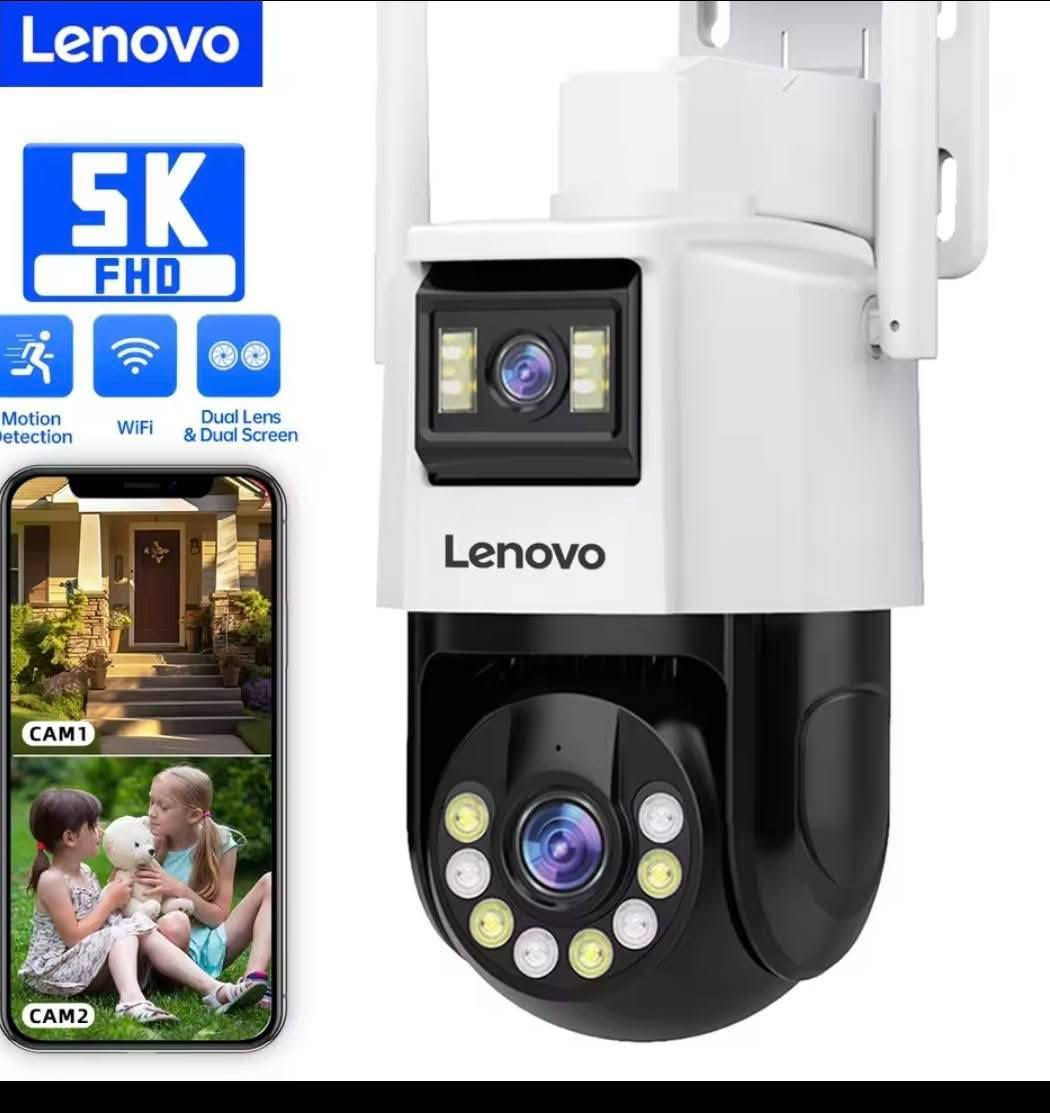 يتوفر كامرة لينوفو:
 كاميرا مراقبة خارجية ذكية من لينوفو (Lenovo) 
تتميز بعدسة مزدوجة وحركة بانورامية ومائلة (PTZ).
الدقة والعدسات: تأتي بدقة تصل إلى 5 ميجابكسل (5MP) وتستخدم عدسات مزدوجة لتغطية أوسع.الرؤية الليلية: تدعم الرؤية الليلية الملونة باستخدام إضاءة LED مدمجة، بالإضافة إلى الرؤية الليلية بالأبيض والأسود.الاتصال والتحكم: تتصل عبر الواي فاي (Wi-Fi) وتدعم التحكم والاتصال ثنائي الاتجاه عبر تطبيق الهاتف الذكي.الميزات الإضافية: مقاومة للماء (IP66)، وتدعم التخزين عبر بطاقات Micro SD أو التخزين السحابي


**إذا كنت صاحب هذا الإعلان وتريد حذفه لأي سبب، رجاءا أرسل رسالة إلى الدعم الفني**