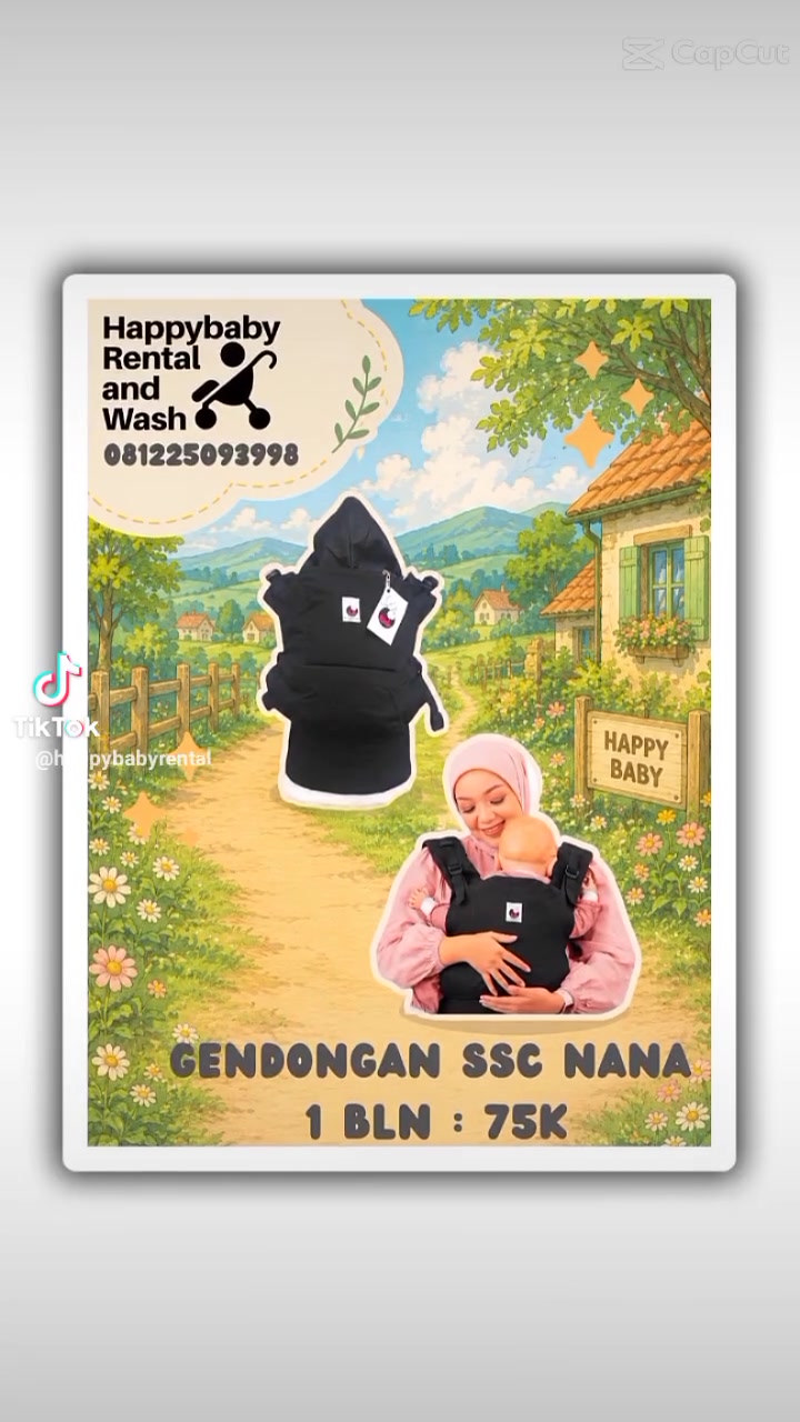 HAPPYBABY RENTAL - Sewa Perlengkapan Bayi Berkualitas
Dapatkan perlengkapan bayi bersih dan murah, dikirim langsung ke rumah Anda!
*Informasi Peminjaman:*
- Hubungi: 081225093998


**إذا كنت صاحب هذا الإعلان وتريد حذفه لأي سبب، رجاءا أرسل رسالة إلى الدعم الفني**