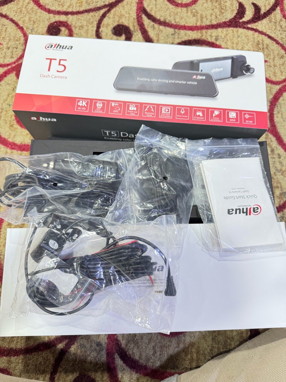 كامرة داش كام لسيارات 
مواصفاتها
تطبيق محمول
موقع Gbs
حفظ الفيديو
كامرة رجوع
كامرة خلفية وامامية
نظام صوت
G سنسر
باركنك سيرفس
تصوير 4k/2k
وبيهة هواي موصفات
ماركة دهور 
كامرة جديدة استعمال قليل 
مايجي وياها رام خزن
تنحط على مراية السيارة 
ولازم واحد اختصاص يشدها 
والسعر 100  الف 
الموقع ابو الخصيب مهيجران
للاستفسار ***********