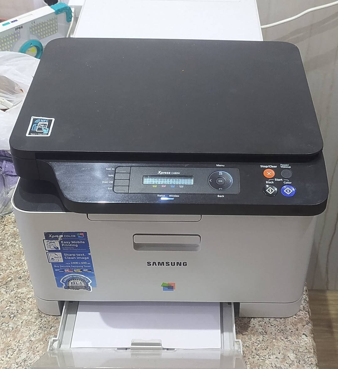 Imprimante multifonction laser couleur . Impression /copie / scanner.
L'impression NFC par Samsung Print Solution.
Modèle de conception récompensé.
Texte net . Image propre .
Mono/couleur jusqu'à 18/4 pages par minute en A4.
 TLF 0540702732


**إذا كنت صاحب هذا الإعلان وتريد حذفه لأي سبب، رجاءا أرسل رسالة إلى الدعم الفني**