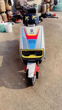 دراجة شحن • ٦ بطاريات • ضربة بالامامي