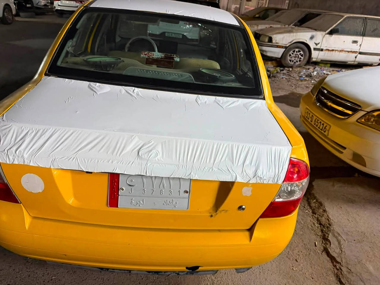 طيبة موديل 2015 رقم بغداد مشروع وطني مصفره هيه وغرامات مكفوله السياره بس المكينه بيها خيط بخار والباقي كله جاهز سياره خير من الله سعر 32 وبيها مجال لطيبين اتصل بيك خير ودلل مكاني كربلاء ‭***********‬
