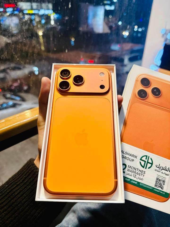 ايفون 17 برو ماكس 📲
بطاريه : 100 
مشحون : 77 مره فقط 
ذاكره : 256 
عربي شرق اوسط AF
شريحه فعليه 👉🏻
نضافه ‎%‎ 💯
العنوان : النجف حي الجزيره
***********  اتصال فقط فقط ☎️👉🏻
ماسنجر معلك ما اكدر ارد اتصل وتدلل
