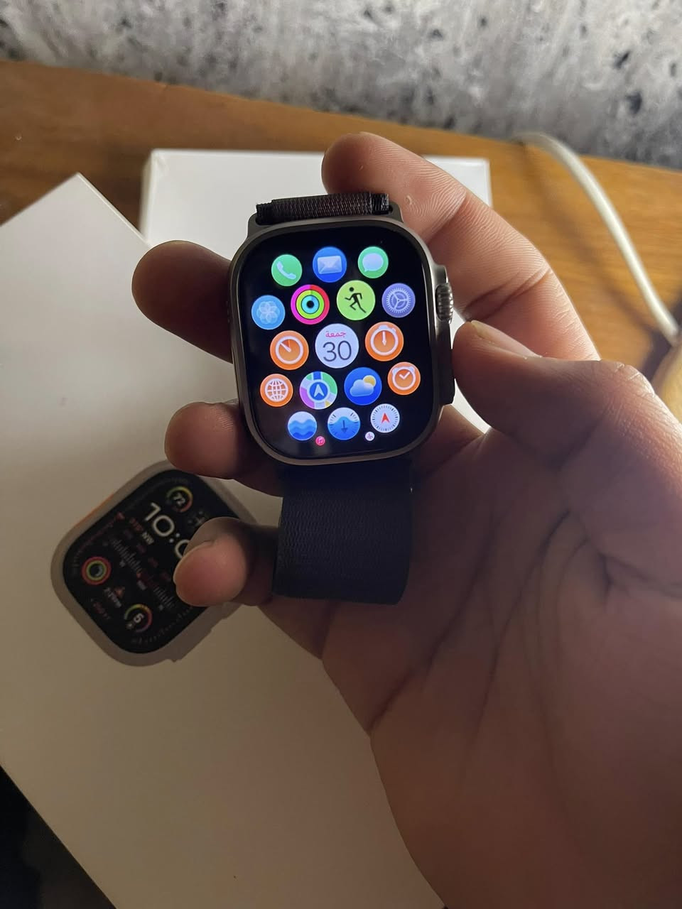 السلام عليكم
للبيع Apple watch الترا 2 بلاك حجم 49  بطاريه 100 نظافه 100% ملحقات كامله السعر 750 نهايتها مكاني مدينه الصدر


**إذا كنت صاحب هذا الإعلان وتريد حذفه لأي سبب، رجاءا أرسل رسالة إلى الدعم الفني**