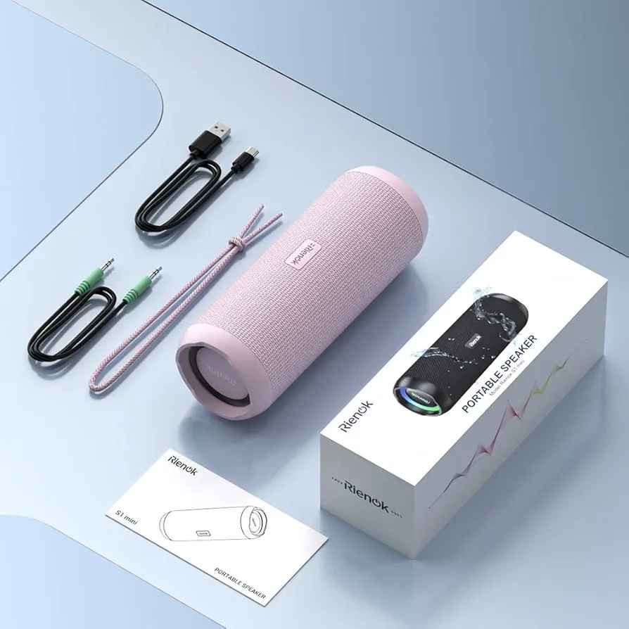 🔊 Rienok S1 Mini –مواصفات 
▶️ معلومات أساسية
• نوع السماعة: بلوتوث محمولة خارجية (Portable Bluetooth Speaker) �
• إصدار البلوتوث: Bluetooth 5.3 �
• القوة الصوتية: 30 واط �

🔋 البطارية والأداء
• سعة البطارية: 3600 mAh �
• عمر التشغيل: حتى ~30 ساعة حسب مستوى الصوت �
• وقت الشحن: عادة 3–4 ساعات تقريبًا �

🌊 مقاومة ومتانة
• مقاومة الماء: IPX7 (قابلة للغمر) �

📶 الاتصال وتشغيل الصوت
• اتصال عبر Bluetooth، AUX-in، بطاقة Micro SD (حتى 32 GB) �
• يدعم توصيل سماعتين لاسلكيًا (TWS) للصوت الستيريو �

📏 الحجم والوزن
• الأبعاد: تقريبًا 8.3 × 3.3 × 3.2 بوصة �
• الوزن: حوالي 466 جرام (~1.03 رطل) �

✨ ميزات إضافية
• إضاءة RGB متزامنة مع الموسيقى �
• صوت Stereo 360° مع تعريف ديناميكي جيد � عمارة, ميسان


**إذا كنت صاحب هذا الإعلان وتريد حذفه لأي سبب، رجاءا أرسل رسالة إلى الدعم الفني**