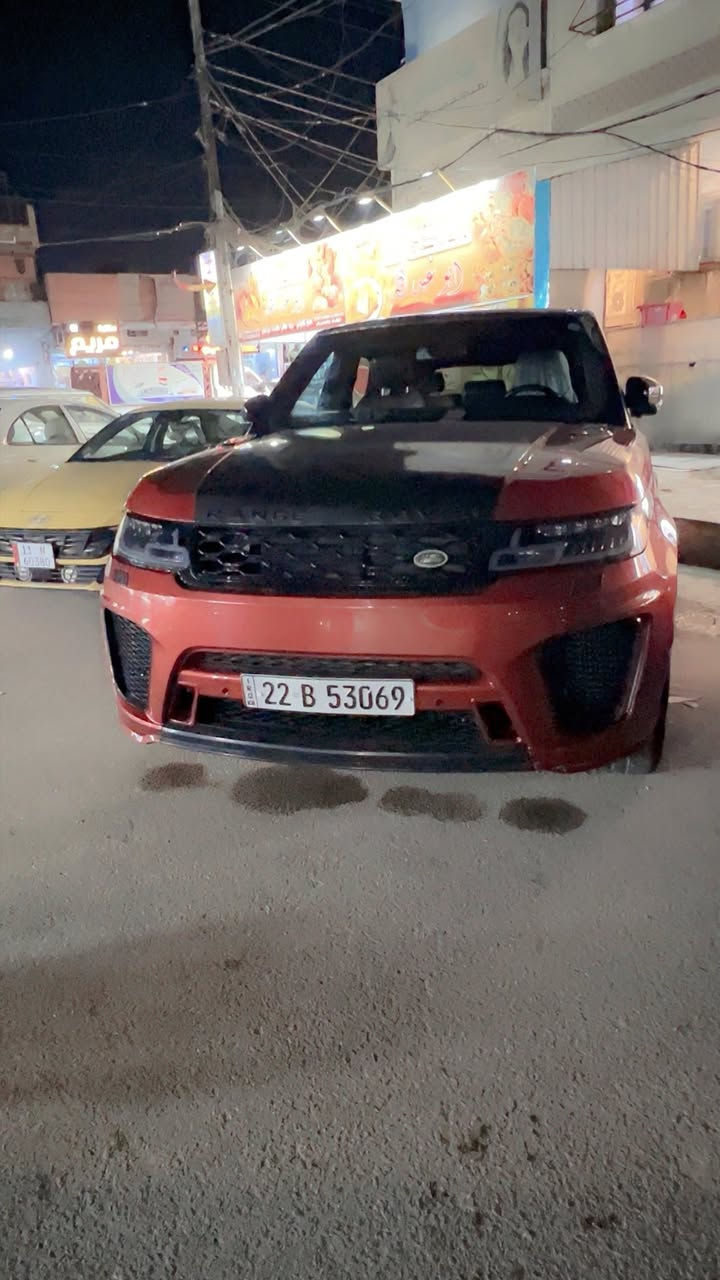 السلام عليكم اعادة النشر بسبب السفر رانج ٢٠١٤ سبورت محدثه ٢٠ بيها صبغ حزام كلير السعر ٢١ الف$ وبيها مجال 
***********
