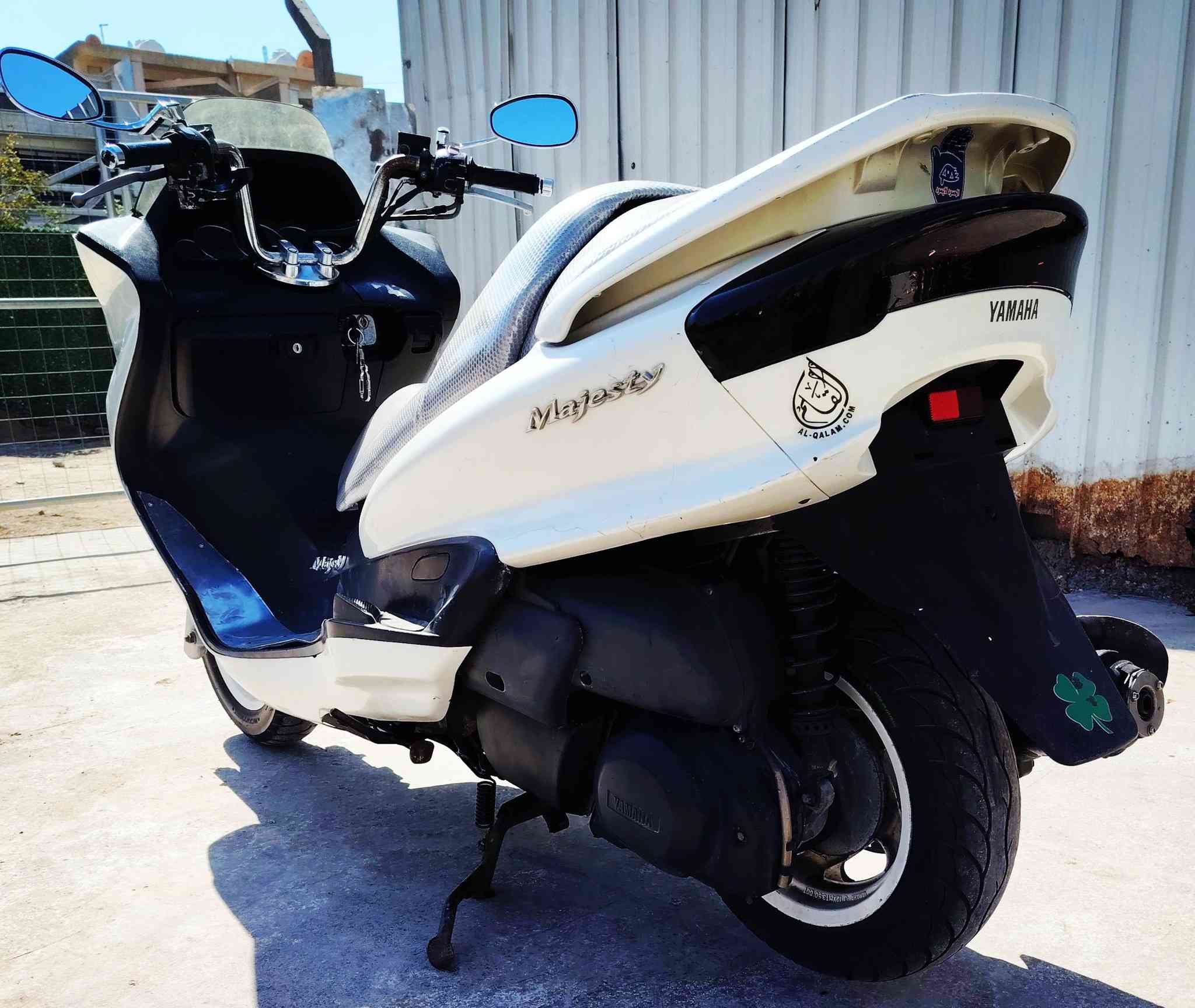 سلام عليكم شباب ماجستة دبل رون 
محرك بلادي دراجة أخت رمبة ماشية ٣١ بغداد دورة *********** سعر ٩٠٠ (ملاحظة وياهة كلج أمامي وخلفي وقايش)
