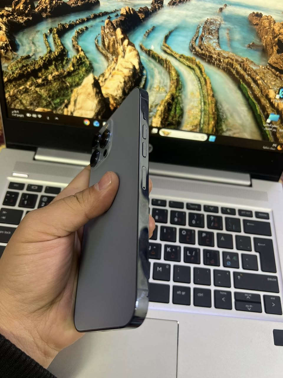 ايفون 13 برو ماكس
ذاكره 128 بطاريه 86
تك سيم شرط مامفتوح لامبدل ولامصعد
ضد المي السًعر 575 الف
***********
***********
