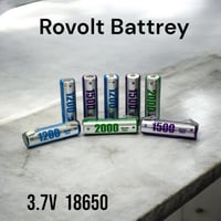 ✨ طاقة تدوم طويلاً مع بطارية روفولت 3.7فولت 18650 ليثيوم أيون! ✨ هل تب...