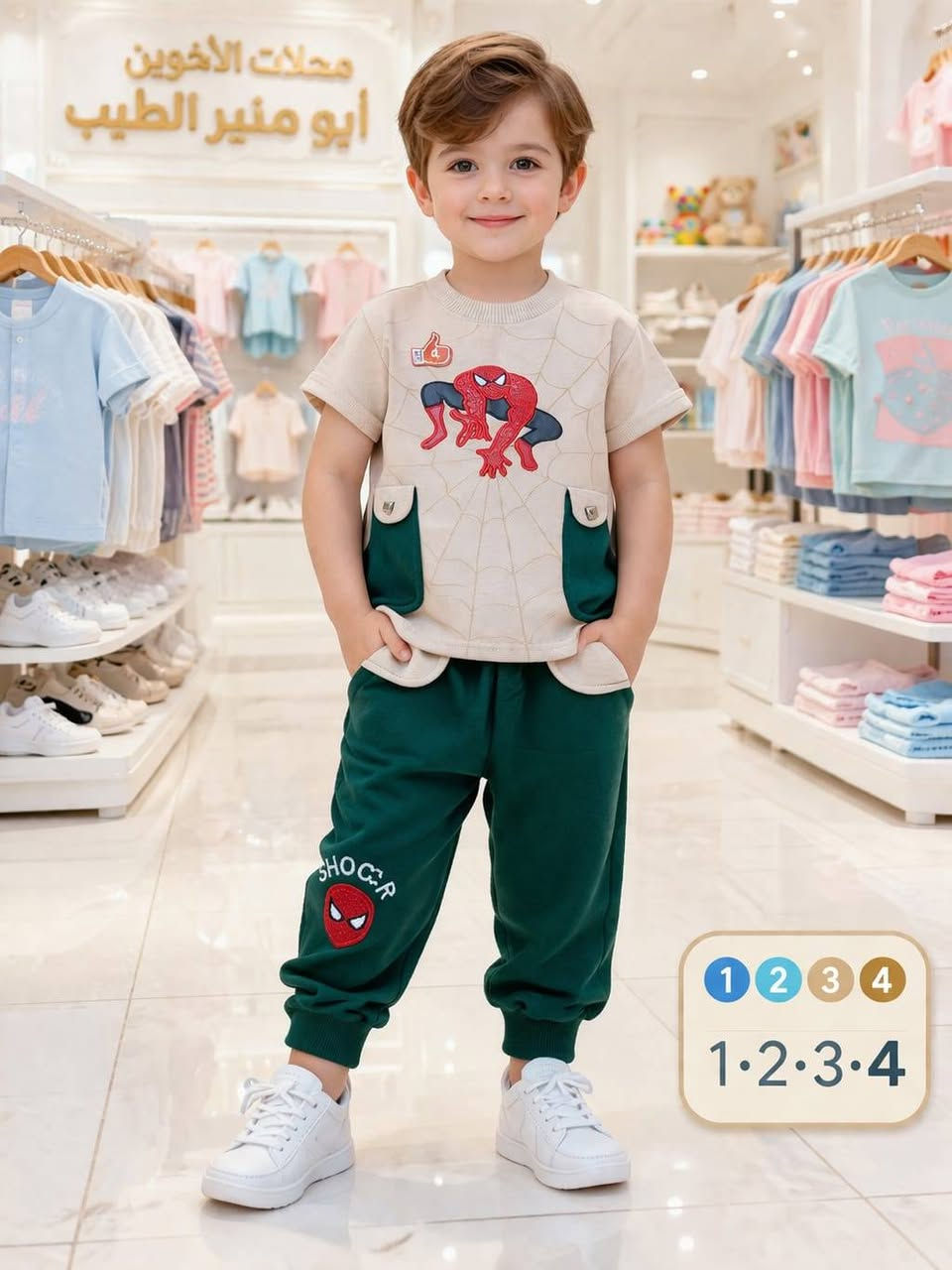 جملة فقط..... جملة فقط 
تراك بيبي قطني درجة أولى 
القياس ١_٤ 
السعر ٥٤ الف الدرزن
إنتاج سوري 
تواصل واتساب حصرا 
***********
