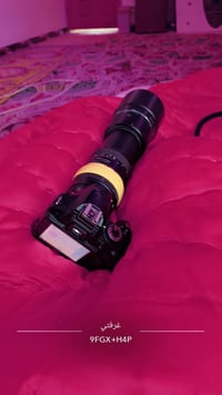 نيكون D3200 كامله ملخقات ونضيفه كلش وياها زومين الاول 15_55 ولثاني ريا...