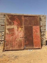 باب كراج • حديد ثقيل • ٣م×٣م