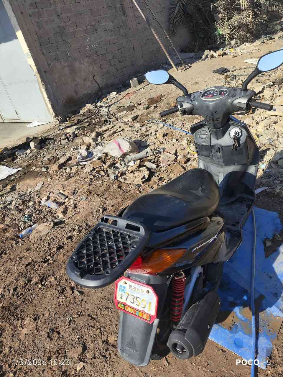 سكنس ياباني لبيع دراجة كاملة مكملة ونضيفة مكاني حي وار ***********متواجد واستاب
