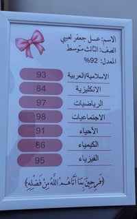 بورد النجاح • ستيكرات هدية • توصيل مجاني