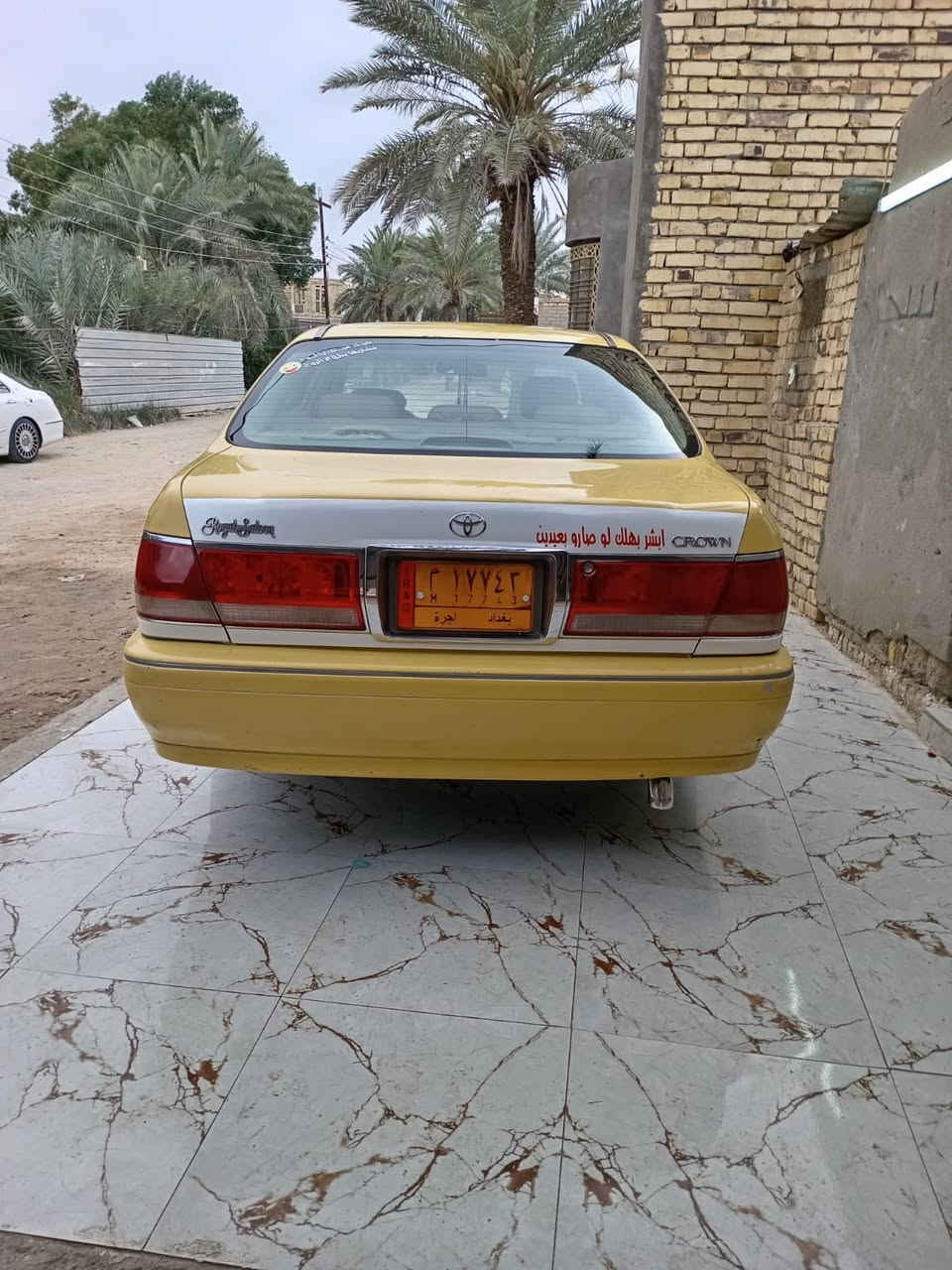 ملكه للبيع 2003 مكينه 2 اونص ففتي كير حداديه تايرات تبريد شرط الفحص علمن سياره كص قماره فقط 
رقم بغداد فقط وكاله 
مكان ناصريه سوق الشيوخ 
السعر 60
وبيه مجال 
***********
