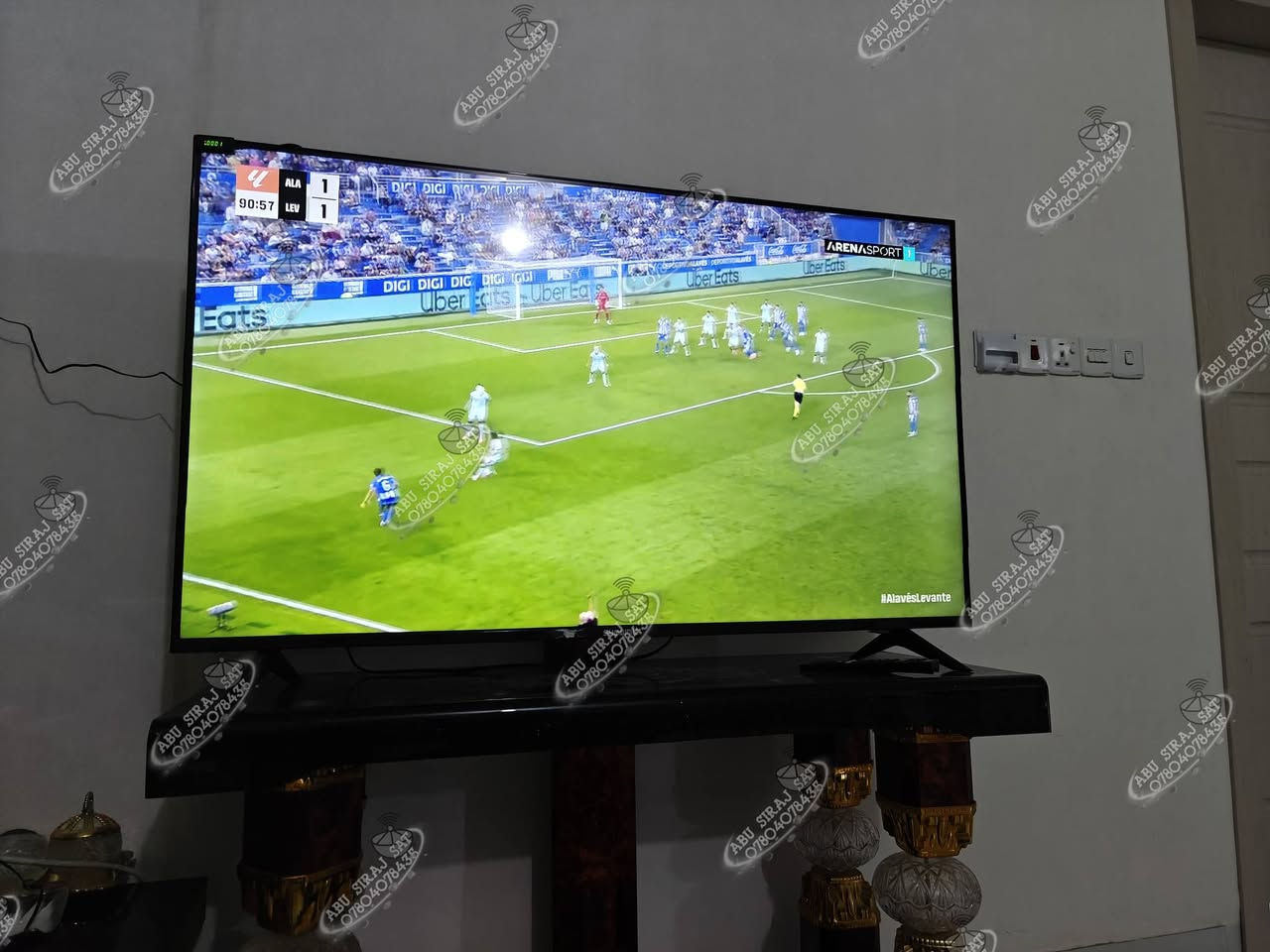 على بركة الله    
🟢تم تنصيب احد اهم اقمار الصناعية الرياضية في الفلوجة / حي الشهداء وبإشارة ممتازة وباحدث اجهزة الفايندر لضمان استقبال جميع القنوات والترددات💯
🟩ولضمان مشاهدة جميع الدوريات والبطولات الأوربية على الأقمار المجانية والمشفرة وبدقة عالية جدا FHD🎉

الجهاز يحتوي على إشتراك فوريفر لمدة سنة كاملة فاتح لجميع القنوات المشفرة الرياضية وغيرها من الباقات، وكذلك فاتح لباقة osn على النيلسات يعني راح يغنيك عن اي اشتراك ثاني لمدة سنة كاملة وبأسعار تنافسية. 

🔶تنصيب الاقمار بأسعار مناسبة.
🔶تنصيب منظومة HH ومنظومة الطبق المتحرك. 
🔶تنصيب الصحن الأرضي والجداري.
🔶تنصيب الستلايت وترتيب القنوات حسب الطلب.
🔶شد ونصب جميع انواع الشاشات الثابتة والمتحركة 🖥.

💠العمل داخل مدينة الفلوجة وضواحيها 

للتنصيب والاستفسار المراسلة
او اتصل على الارقام التالية...
***********  واتساب
***********
#أبو_سراج_لتنصيب_كافة_الأقمار_المجانية_والمشفرة
