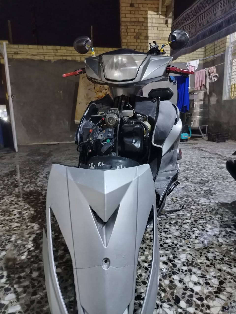 سلام عليكم 
دراجه جي تي ار موديل 2014
دراجه خير من الله شوفت عينكم گلب وخذ 
ملاحضه: (كفر لامامي موجود) 
سعر 500وبيه مجال 
غير متواجد نت (***********)
