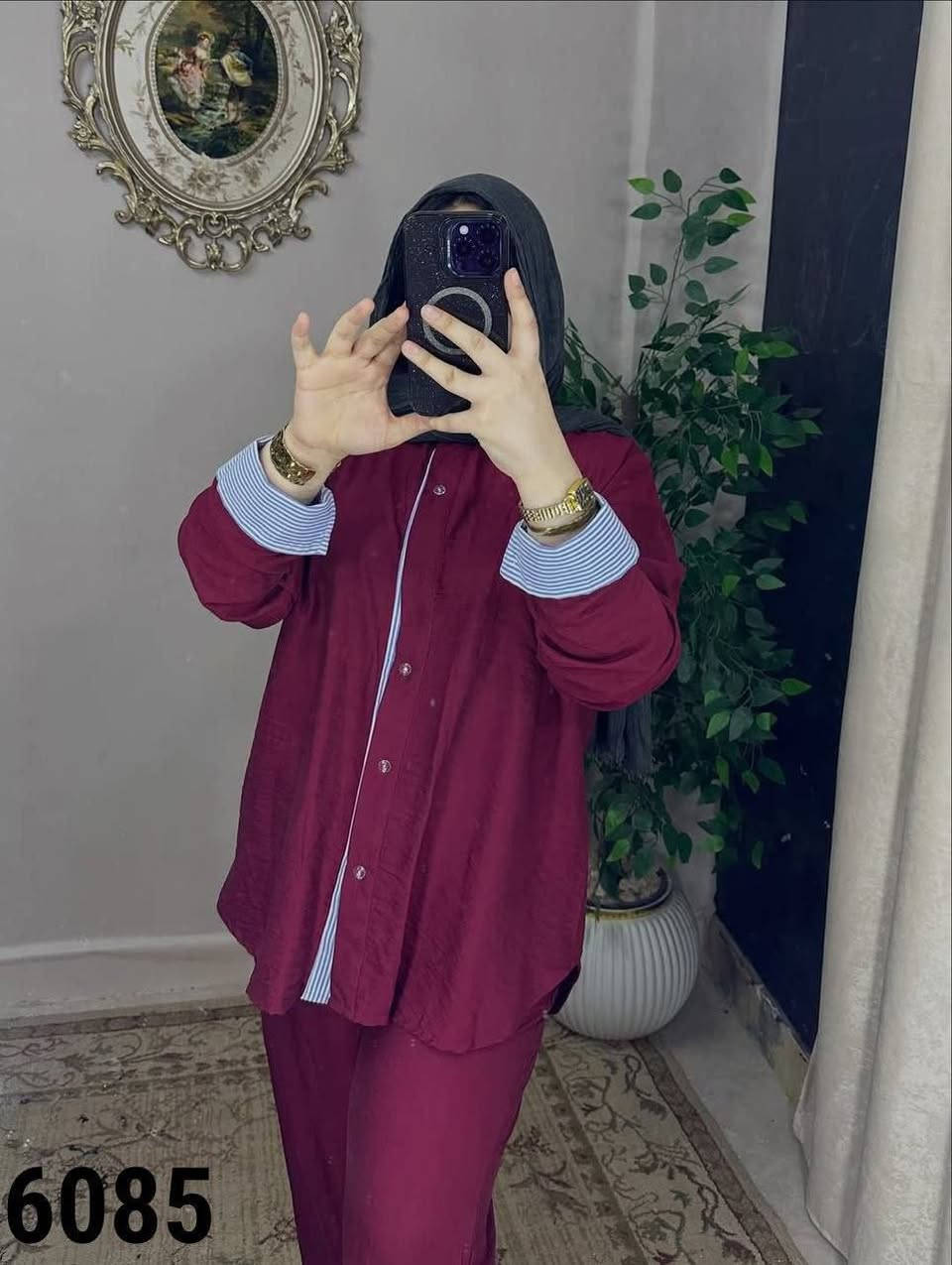 سوت قطعتين بنطلون وايد ليح شميز زراير  كم لياقه مقلمه  

الماتريال✨✨ كتان اسباني 🖐️😌

المقاس✨✨ون سايز تلبيس من60الي 85 ك مرتاح👌👌


**إذا كنت صاحب هذا الإعلان وتريد حذفه لأي سبب، رجاءا أرسل رسالة إلى الدعم الفني**
