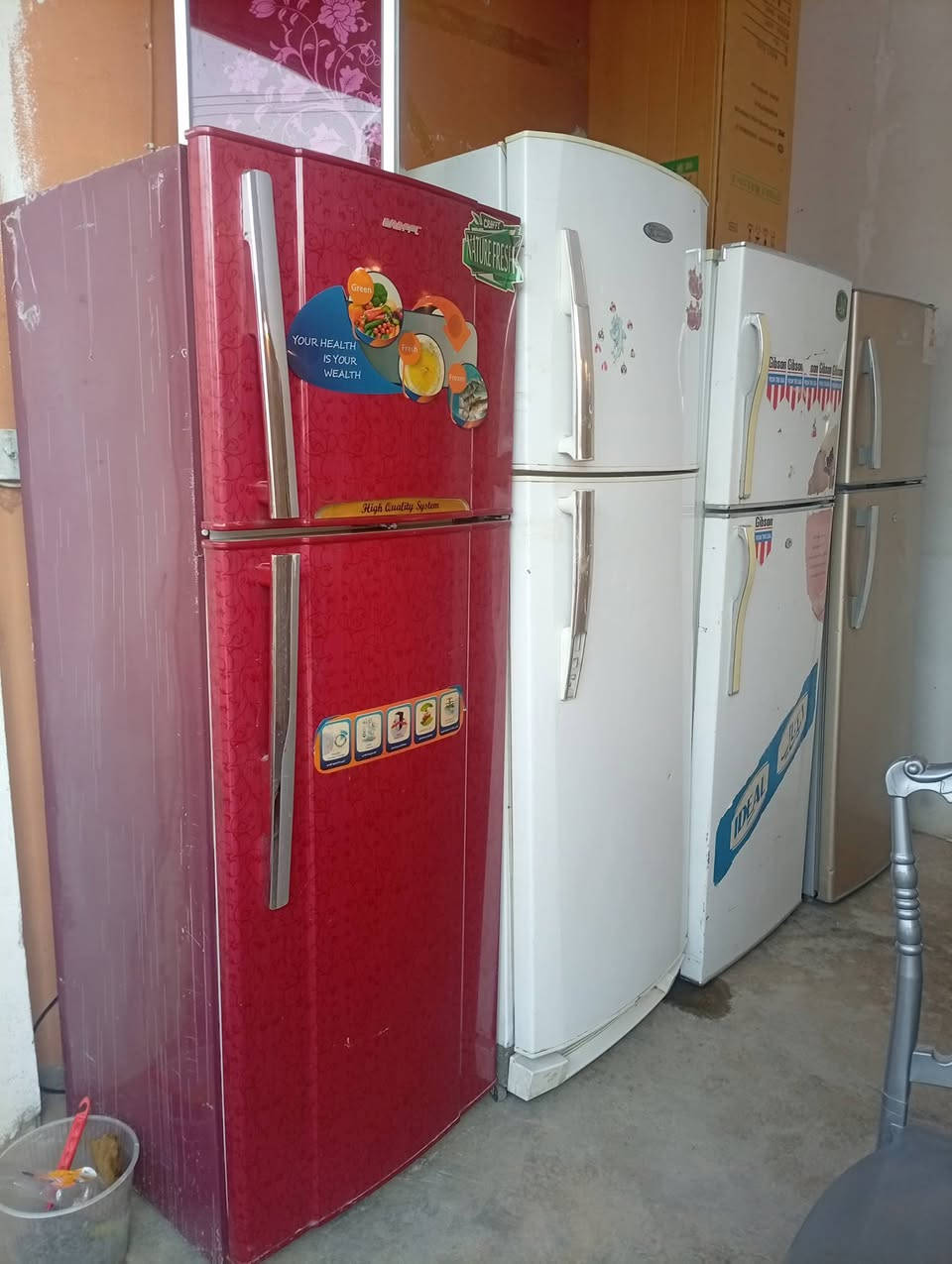 للبيع ثلاجات شغال وضمان العنوان مقابيل البطاقه الوطنية الاتصال *********** الاسعار تخفيضان جوه السوك
