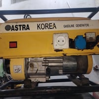 مولد استره كوريا مبدل بيه مكينه جديده شغال وعلفحص ملف نحاس نضافه فول ش...