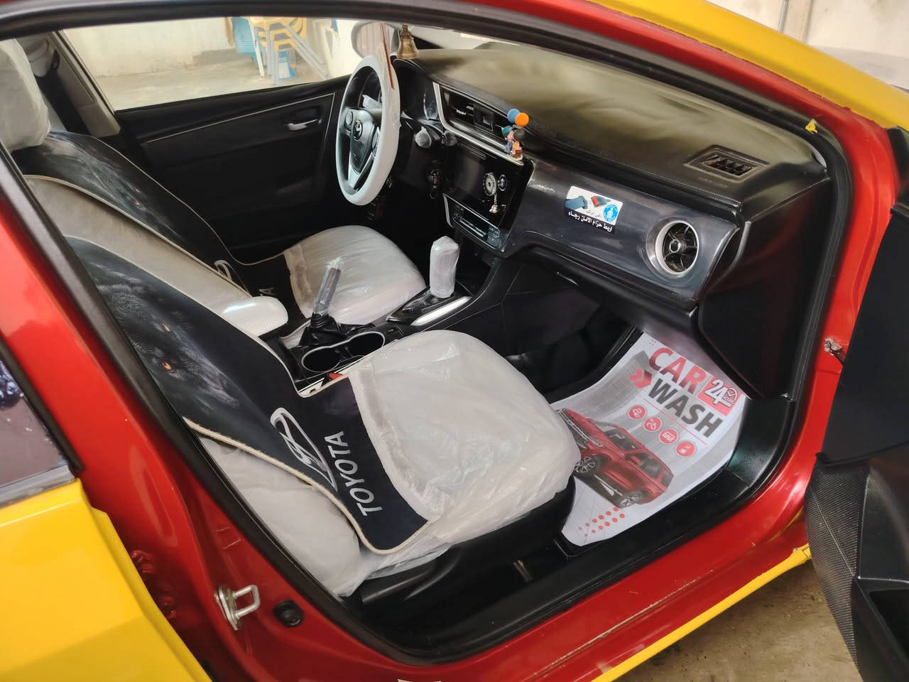 السلام عليكم ورحمة الله وبركاته كورلا 2019 صفره للبيع رقم بغداد انكليزي دوشمه كامله السيارة جاهزه من كلشي حادث بيه قطعه واحد تبديل بلادي كير مكينه مكفول تخم تأير تخم ويل صدر أمامي خلفي جديد داخل لوك جاهزه من كلشي العنوان ديالى ***********
