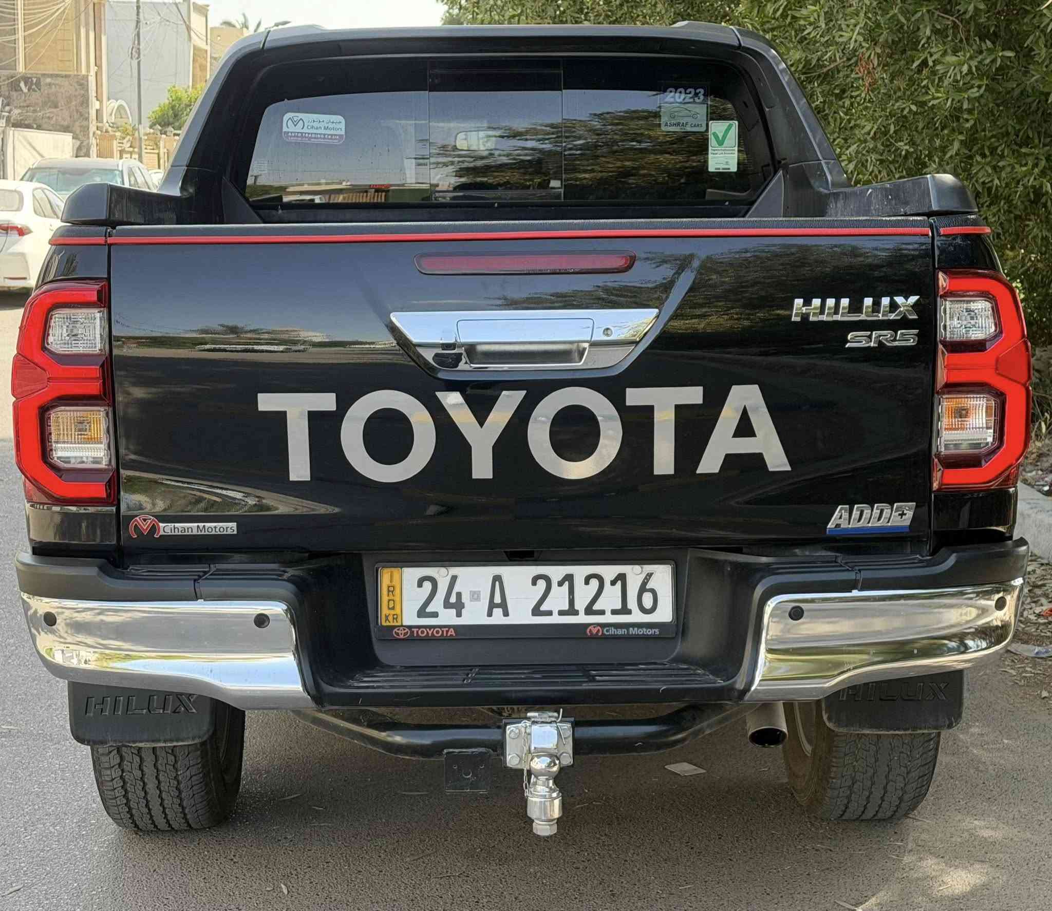 للبيع هايلوكس SR5 وكالة جيهان
الموديل:- 2023
العداد:- 85.000km

بصمة
مقاعد لون احمر + تدفئة + تبريد
فور ويل
كير أوتو
مري شفط

السعر:- 34.500$
موقع السيارة بغداد الاعظمية
التواصل:- ***********
