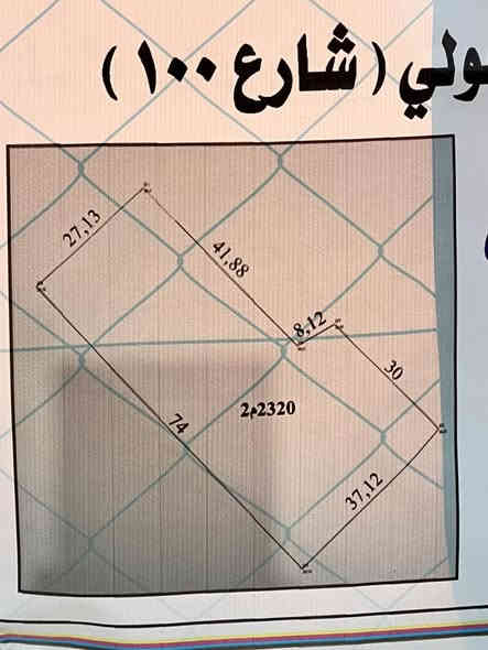 ارض للبيع تجاري بسعر العادي سعر جداً مناسب (2320) متر واجهة 37.5 نزال 74 تبعد 48 متر عن شارع 100 الجديد 
مثل ماموضح بالمخطط طابو زراعي سند 25 نقل مباشر 
كامل خدمات تبعد 150 متر عن التبليط (ماء وكهرباء متوفر)
موقع الارض مجاور جامعة بابل تبعد عن الشارع الرئيسي حلة نجف 850 متر 
للاستفسار اكثر ***********
