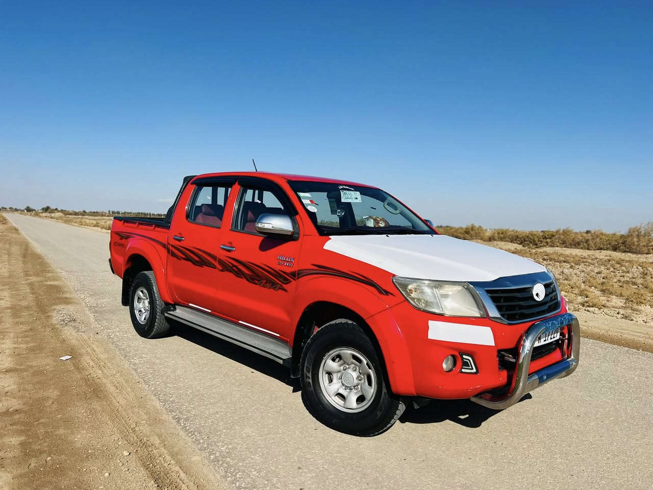 تيوتا هايلوكس فور ويل 2014سياره جديدة تخم تاير شركه محرك مامفتوح كير اوتماتيك تشغيل عن بعد وضع امان وضع شركة رقم بغداد دولي بسمي تريد تحويل تريد وكالة السعر 220وبيه مجال للشراي استفسار اتصال 📞 
***********
