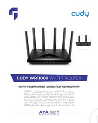 Cudy WR11000 • واي فاي 7 • سرعات فائقة