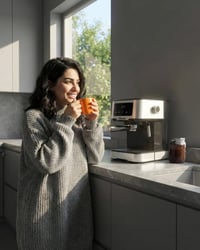 ماكنة قهوة • Orange • لون جديد