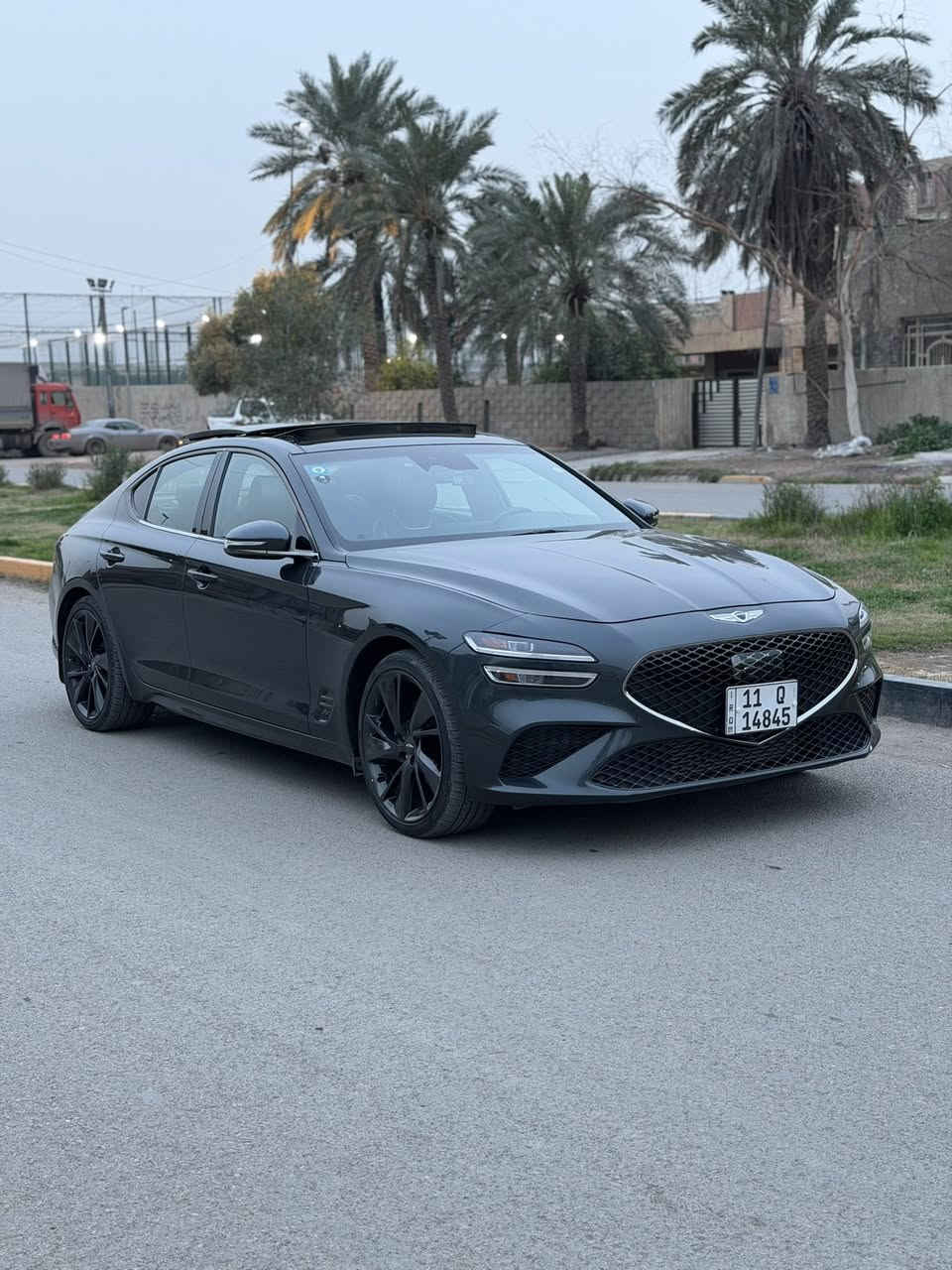 جينيسس 2023
وارد امريكي حادثهة موجود بالمنشور 

g70 / مكينة 4 سلندر 

ماشيه 30الف 

كير مكينة كفالة

بصمة وتشغيل عن بعد 

كشنات جلد 

كشنات كهرباء 

كشنات تدفئه

رادار وتحديد مسار 

شاشه وكامره خلفيه

حساس خلفي وجانبي 

قطعتين تبريد 

مكان السيارة بغداد جميلة شارع خيرالله 

‭0771 094 5943‬

السعر 227 ورقة
