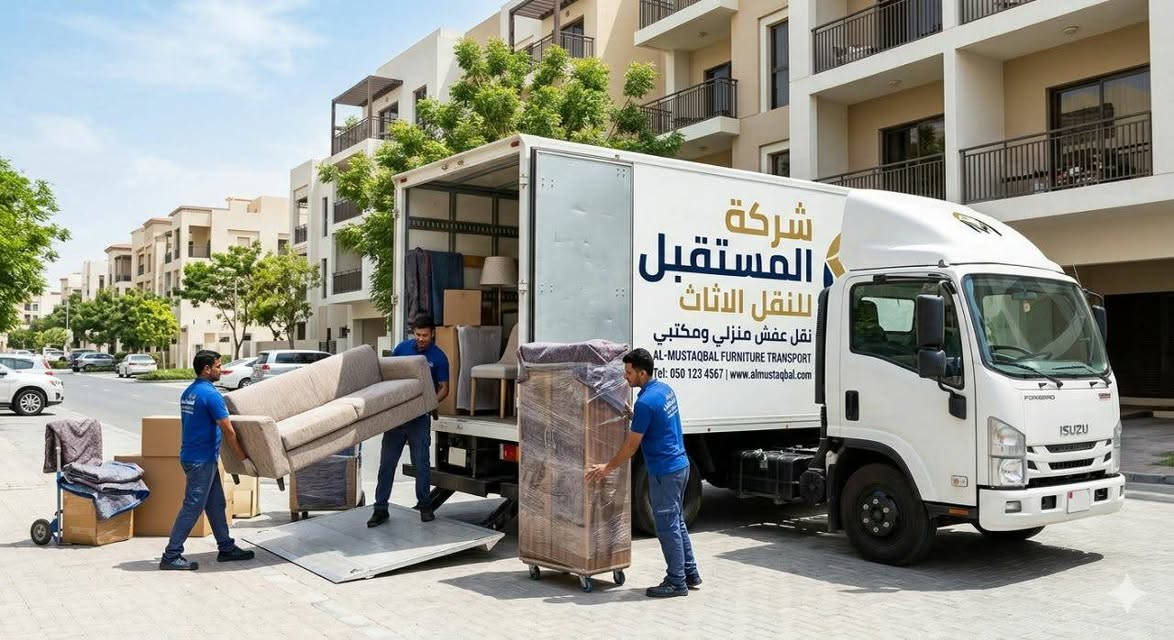 شركة المستقبل لنقل الأثاث
نقدم لكم خدمات نقل الأثاث المنزلي بكل أمان واحترافية، مع فريق عمل متخصص وسيارات مجهزة لنقل جميع أنواع الأثاث داخل وخارج المدينة.
نحرص على تغليف الأثاث وحمايته أثناء النقل لضمان وصوله بحالة ممتازة، مع الالتزام بالمواعيد والأسعار المناسبة.

خدماتنا تشمل:
• نقل الأثاث المنزلي
• فك وتركيب الأثاث
• تغليف وحماية كاملة
• تحميل وتنزيل بأيدي محترفة
• سرعة ودقة في العمل
للاستفسار والاتصال:
‏‪0774 674 8120‬‏
