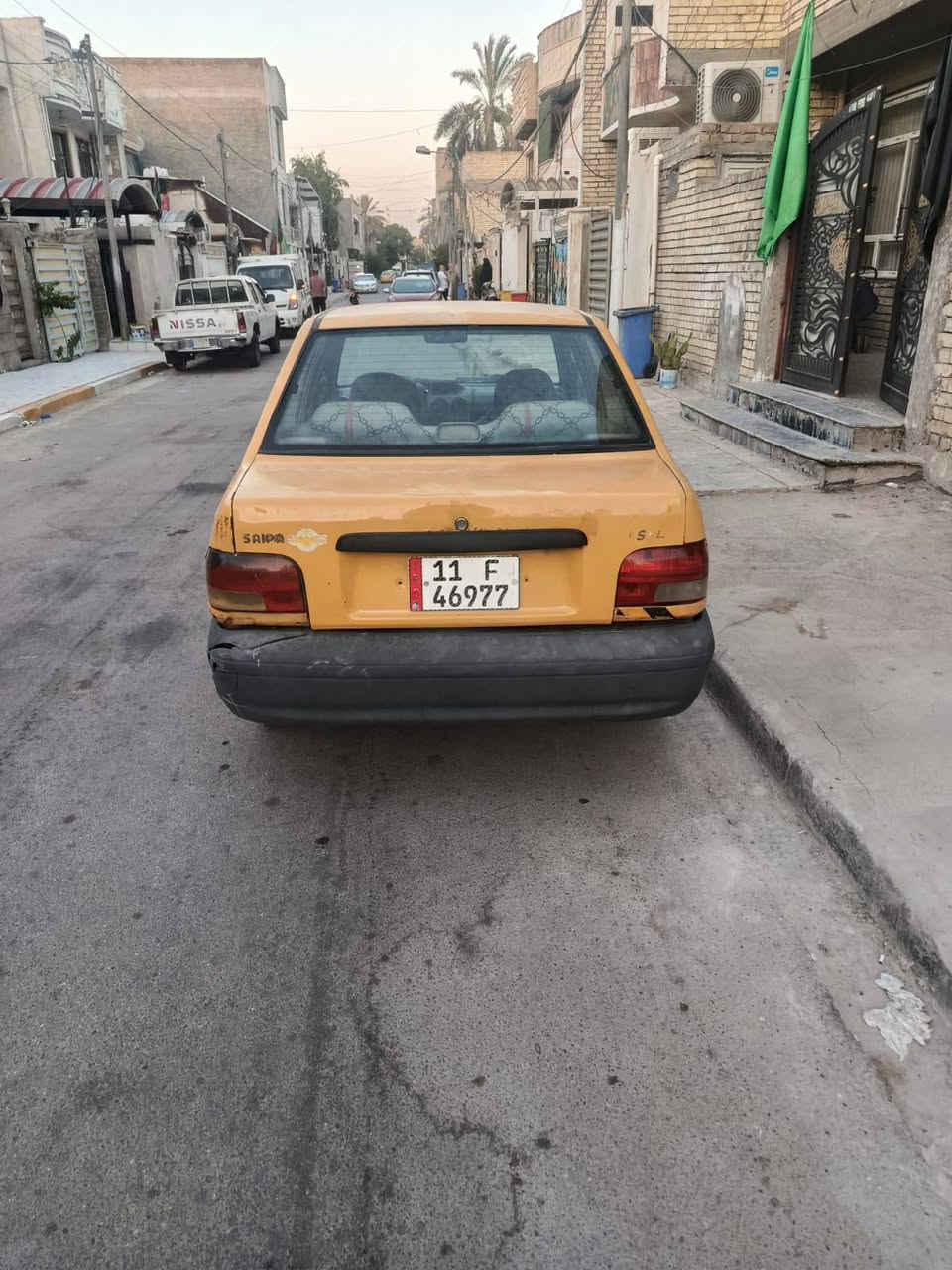 ‏السلام عليكم سايبا موديل 2012 للبيع بيها شاصي واحد  وخياسات قليله باسمي رقم انكليزي
‏العنوان الغزاليه شارع المركز قرب حسينيه السيدة زينب ع
‏السعر 19 وبيها مجال
‏للتواصل :  ‪***********‬
