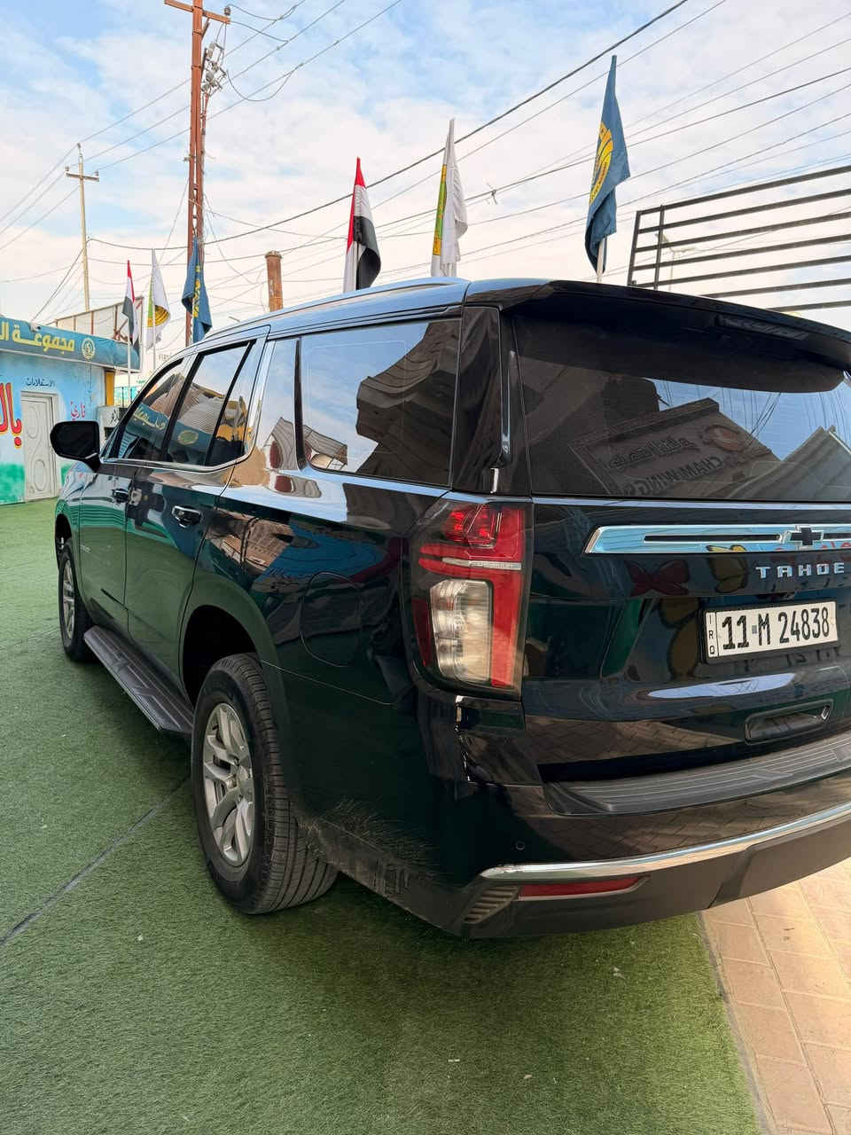 تاهو 2024 خليجي LS
بجم بريمر عريض

رقم بغداد بأسمي تحويل مباشر

مكفولة من الضربة ومن البارد والصبغ فقط رصعات بالبنيد عدد ٣ مرفقه الصور اعلان مال محل وكع على البنيد  

ماشية ١٠  الف

المواصفات 

-تشغيل عن بعد

-بصمة تشغيل وابواب

-المقاعد الامامية كهربائية ب 8 وضعيات

-مقعد الراكب قابل للتعديل يدوياً

-ثلاجة

-انذار المشاة الامامي

-كاميرا خلفية عالية الدقة

-حساسات ركن خلفية

-رادارات امامية وخلفية وجانبية

-تنبيه الاصطدام الاماني

-فرملة طوارئ تلقائية

-نظام الحفاظ على المسار

-مساعد الاضاءة العالية التلقائي

-نظام StabiliTrak للتحكم الالكتروني بالثبات

السيارة كلش جديدة بمعنى الكلمة

مكان السيارة كربلاء 

السعر 5 شدات  وبيها مجال للاستفسار الاتصال
***********
