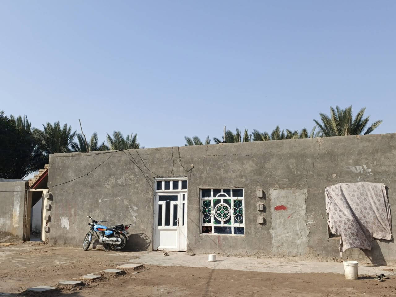 سلام عليكم ارض زراعيه البيع عقد 35 ناحية العباسيه منطقت الحيدري في الجفيره مساحة (16) دونم تحتوي على بيتين بيت الاول يحتوي ع اريع غرف نوم +صاله 9 متر+ مطبخ +صحيات داخليات وخارجيات + مضيف 12 متر + بيت ثاني يحتوي على غرفه + صاله + مطبغ وصحيات وبستان نخيل يحتوي 100 جميع الاون نخيل 

الاستفسار اتصال ع رقم ***********
