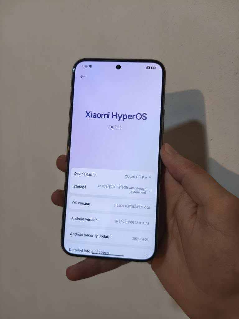 📱Xiaomi 15t pro 5g  gold

کامل ئەشیای خۆی لەگەڵە تەنانەت دەرزی سیمەکەش

زۆرپاک و نەکراوە بێ عەیب بەزەمانی یەک هەفتە

ڕام  12+12و512 گێگا

💳 2سیم و ئیسیم

🔋پاتری 5500 و 90وات +50وات وایەرلێس

📸 50میگاپێکسل ڤیدیۆ بە 4k 120 fps

🔭100x zoom 
پۆتریت 5x
بێحل لەڕوی کامێراو پۆترەیتو زوومەوە 

🏊‍♀️ip 68 بۆ ژیرە مەلە

🎮pubg 120 fps

💵 نرخی 780 هەزار قفڵ بێ معاملە 
. کەپسیشی فریوە

📞 *********** وەتسئەپ دخان, السليمانية
