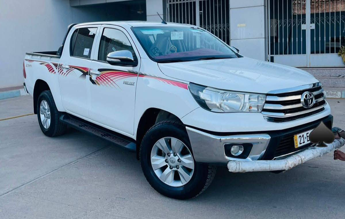 تويتا هيلوكس 2016 وكالة جيهان قطع أسود 
السيارة قطع مبدل بدون ضرية و حادث 
عدا بدي بلادية تبريد مركزي داخل احمر 
تحكم ستيرن ماشية 174 ألف كيلومتر 
كير محرك مكفولة بلادي 

🛑السعر سوي تعليق يصل مباشرة 🤖 

4 تايرات و ويل جديد لوك 
مابيها أي خلل او نقص 
السيارة حيل جديدة و نظيفة 
مكان السيارة اكري

رقم صاحب السيارة 
*********** واتس اب
