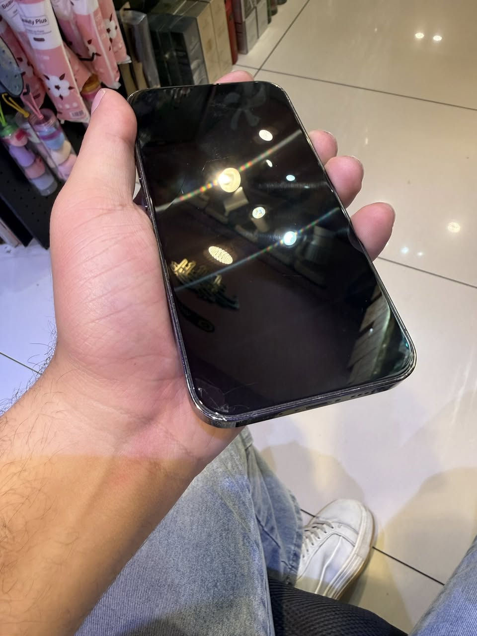 ايفون ١٣ برو فقط
ذاكره ١ تيره 
بطاريه ٩٤ 
الجهاز مكسور ضهر وبي فطر بالشاشه 
مبدل مجموع لوح المنطق بالوكاله اصلي 
سعره 480 وبي مجال 
مكاني كربلاء

***********
