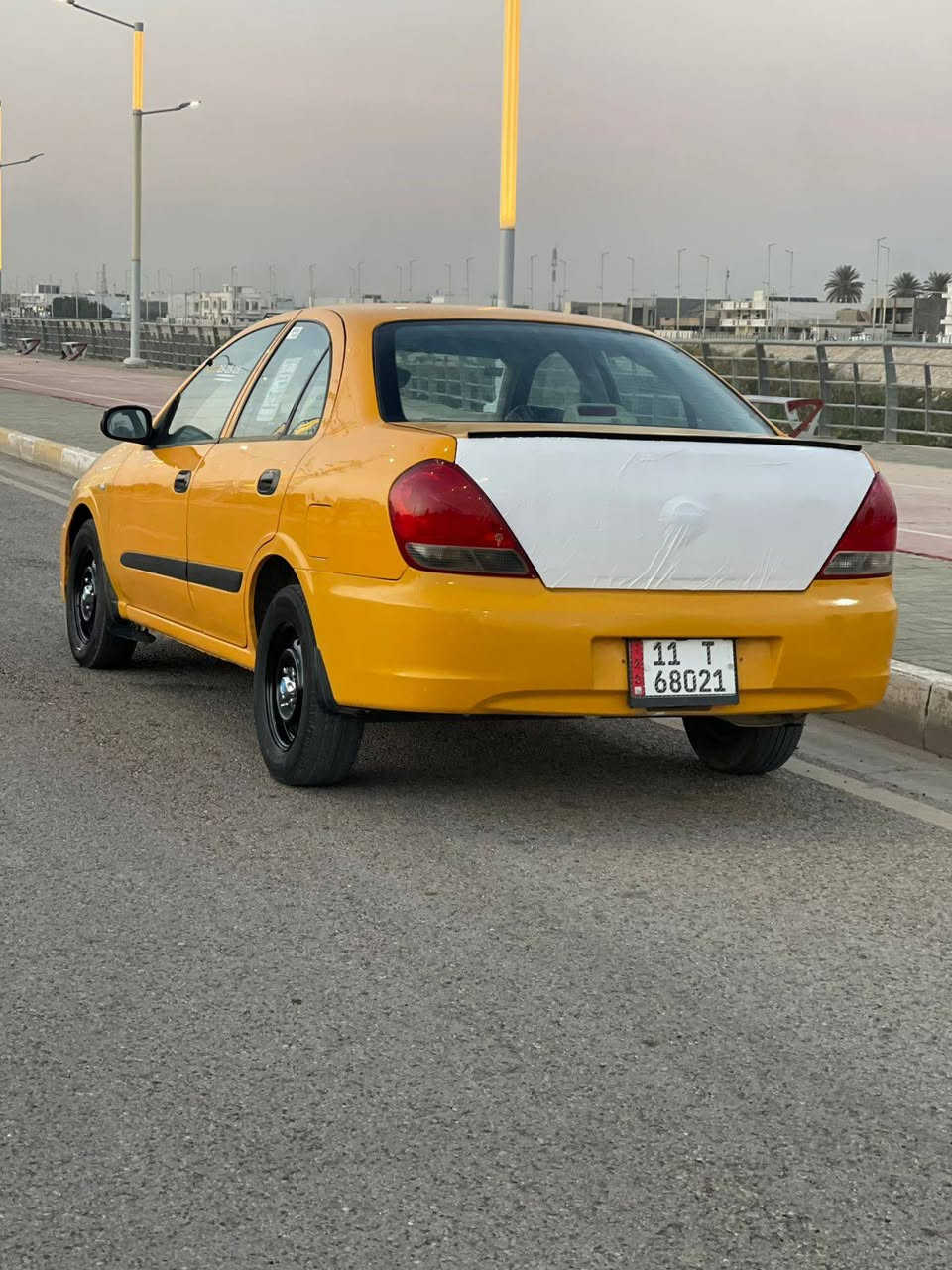 السلام عليكم
سني مؤسسه 2011
بيها اربع قطع صبغ
تحويل مباشر مصفره 
غرامات وهيئه السياره 
جاهزه كير محرك صدر تبريد 
السعر 77$ وبيها مجال المكان 
الرمادي التأميم *********** 
اعتذر عن بيع القسط
