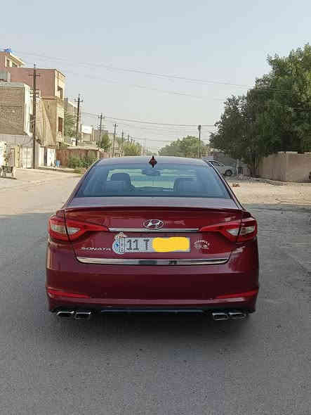‏سلام عليكم هونداي سوناتا موديل 2016 وارد امريكا لون  ماروني حادث جاملغ وبونيد شواصي مكفوله ولغود مكفوله عل فحص بنيد مبدل اصلي نفس اللون  ولجاملغ مصبوغ مكينه كير مكفولات مكينه 2400 ماشيه 131م تبريد ثلج جاهزه صدر امامي خلفي جيد جداً كشنات جلد كهرباء تحكم ستيرن جهتين كامره خلفيه تاير حجم 18ويل كروم  بغداد بسمي تحويل مباشر هزه ورقم جدد السعر 129وبيها مجال بسيط بغداد المشتل الاتصال *********** بغداد
