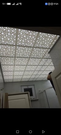 سقف ثانوي كرسته وعمل 11 الف جبس بورد 30  مع صبغ مكاني بغداد    0772589...