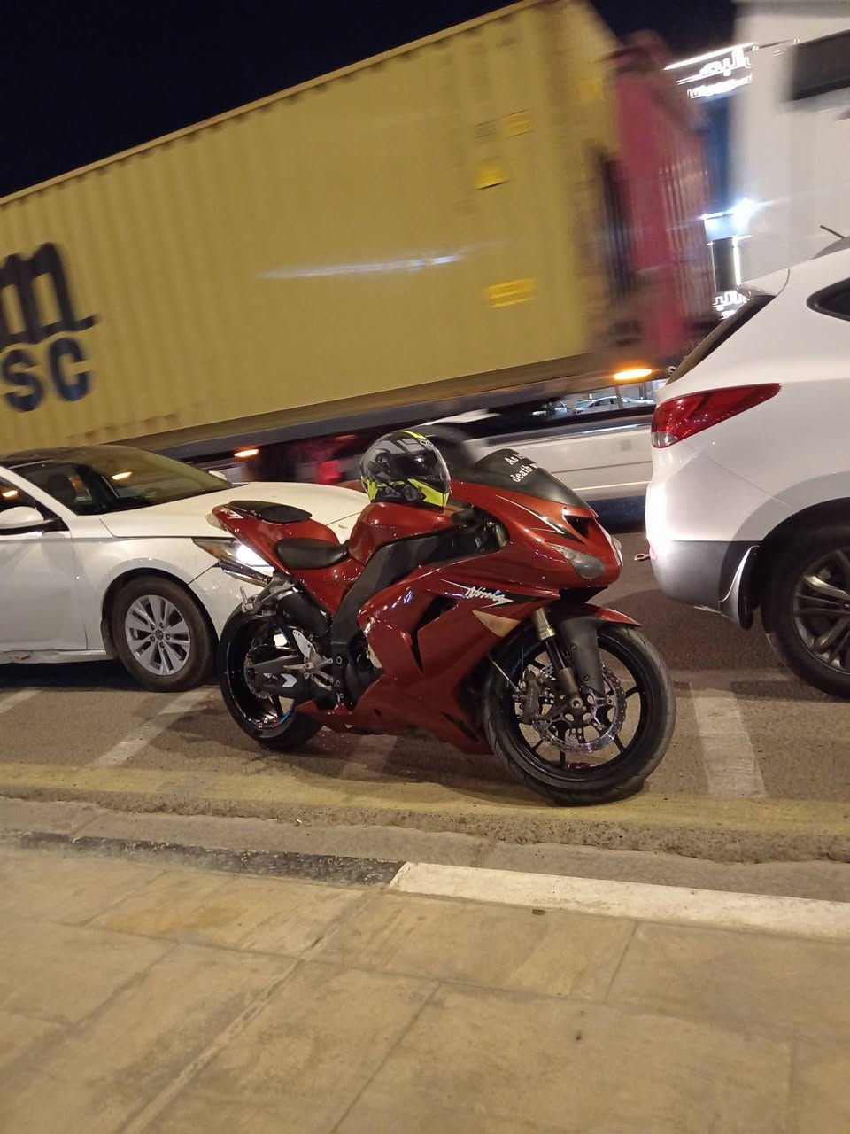 السلام عليكم

للمراوس فقط.......✅ 
كاوسكي نينجا 1000CC ZX10R 2006 2007
رقم وسنويه انكليزي  بصره باسمي.... تحويل ثاني يوم ✅

كهربائيات كلهه شغاله✅
نكره سلف بكل وقت ✅


**إذا كنت صاحب هذا الإعلان وتريد حذفه لأي سبب، رجاءا أرسل رسالة إلى الدعم الفني**
