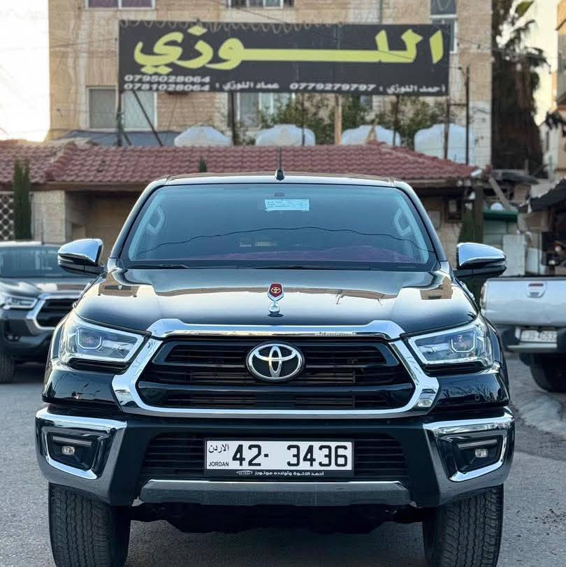 ماشي 24الف
🟡 تويوتا هايلوكس 2024 🟡
ماشي 24000كيلو
وارد عبداللطيف جميل
محرك بسعة 2800cc
يقطع ما يقارب 300 كم / 20 لتر وقود
دفع رباعي 4x4
بقدرة 201 حصان
❗️❗️ المواصفات:
✅ اضوية زينون
✅ جنط 17 انش
✅ كشافات زينون
✅ حساسات أمامية وخلفية
✅ غمازات مرايا
✅ بصمة أبواب
✅ صندوق خلفي مغلفن
✅ داخلية مميزة باللون الخمري
✅ تحكم استيرنج
✅ مثبت سرعة
✅ أوامر صوتية
✅ بلوتوث
✅ بصمة تشغيل
✅ مكيف حامي بارد
✅ مكيف خلفي مركزي
✅ أضوية أوتو
✅ حساسات مطر
✅ نظام ماجلان / GPS
✅ مانع انحدار
✅ مانع انزلاق
✅ شاشة
✅ أنظمة قيادة متعددة
✅ جير أوتوماتيك
✅ نظام MTS للتغريز
✅ زجاج كهربائي
✅ مرايا كهربائية
✅ والعديد من الإضافات المميزة 
0780521633 محمد اللوزي


**إذا كنت صاحب هذا الإعلان وتريد حذفه لأي سبب، رجاءا أرسل رسالة إلى الدعم الفني**