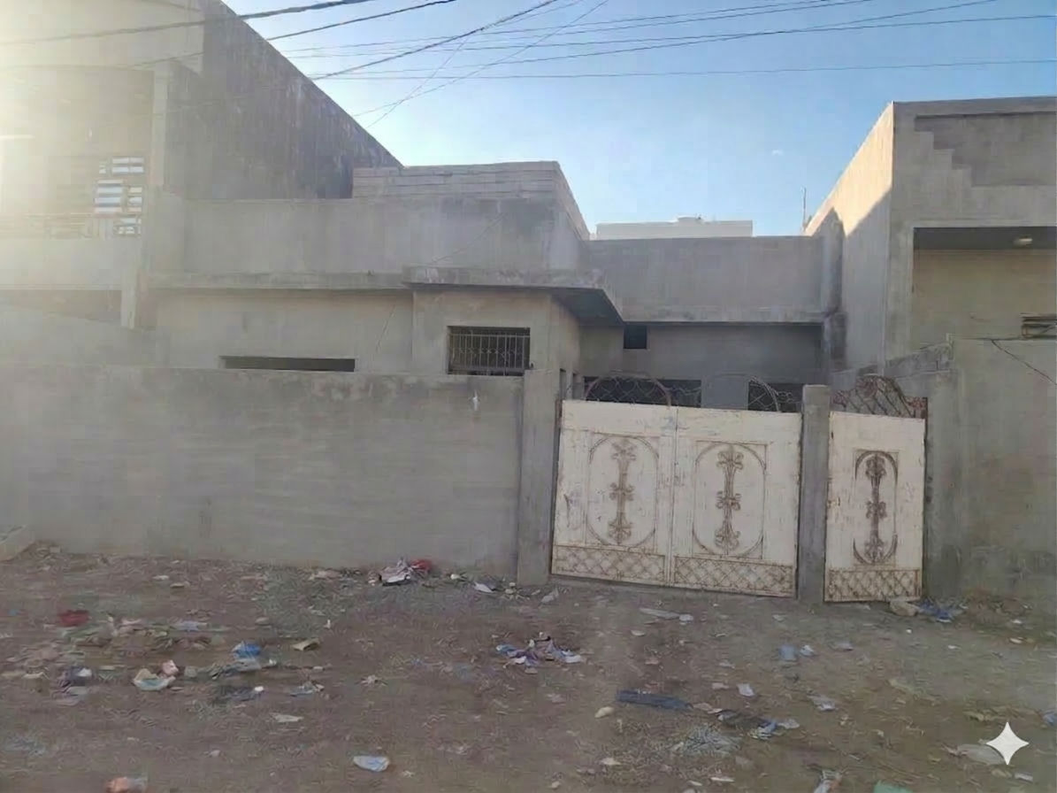 بيت 200متر للبيع  السعر 59 مليون العنوان حي بدر البيت ملبوخ مصبوب لاش مأسس مجاري ومي  باقي سيراميك وبياض وكهرباء ثالث فرع من الشارع العام موضح العنوان بتصوير  الخريطة كلش حلوة  تتكون من غرفتين نوم وهول جبير ومطبخ واستقبال ومجموعة صحيات ومناور اثنين وحوش جبير يدخل سيارة 
للاستفسار
***********
