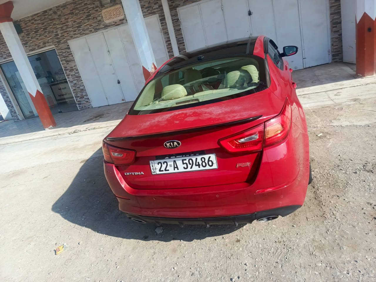 اوبتيما ٢٠١٥ خليجي
رقم دولي هزة جديدة 
فول ١/١ 
رقم اربيل 

بيها صبغ بالجاملغ الامامي فقط بدون فتح
سونار مرفق 
محرك مفتوح ٢٤٠٠ 

ماشية  اقل ١٥٠ الف

رايدها ١٤٥ ورقة وبيها مجال 
 
*********** دهل اوران, واسط
