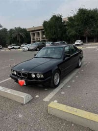 وبركاته  وارد يابان BMW 525 اصل  موديل 93 اصل رقم بغداد مكينه فانوس  س...