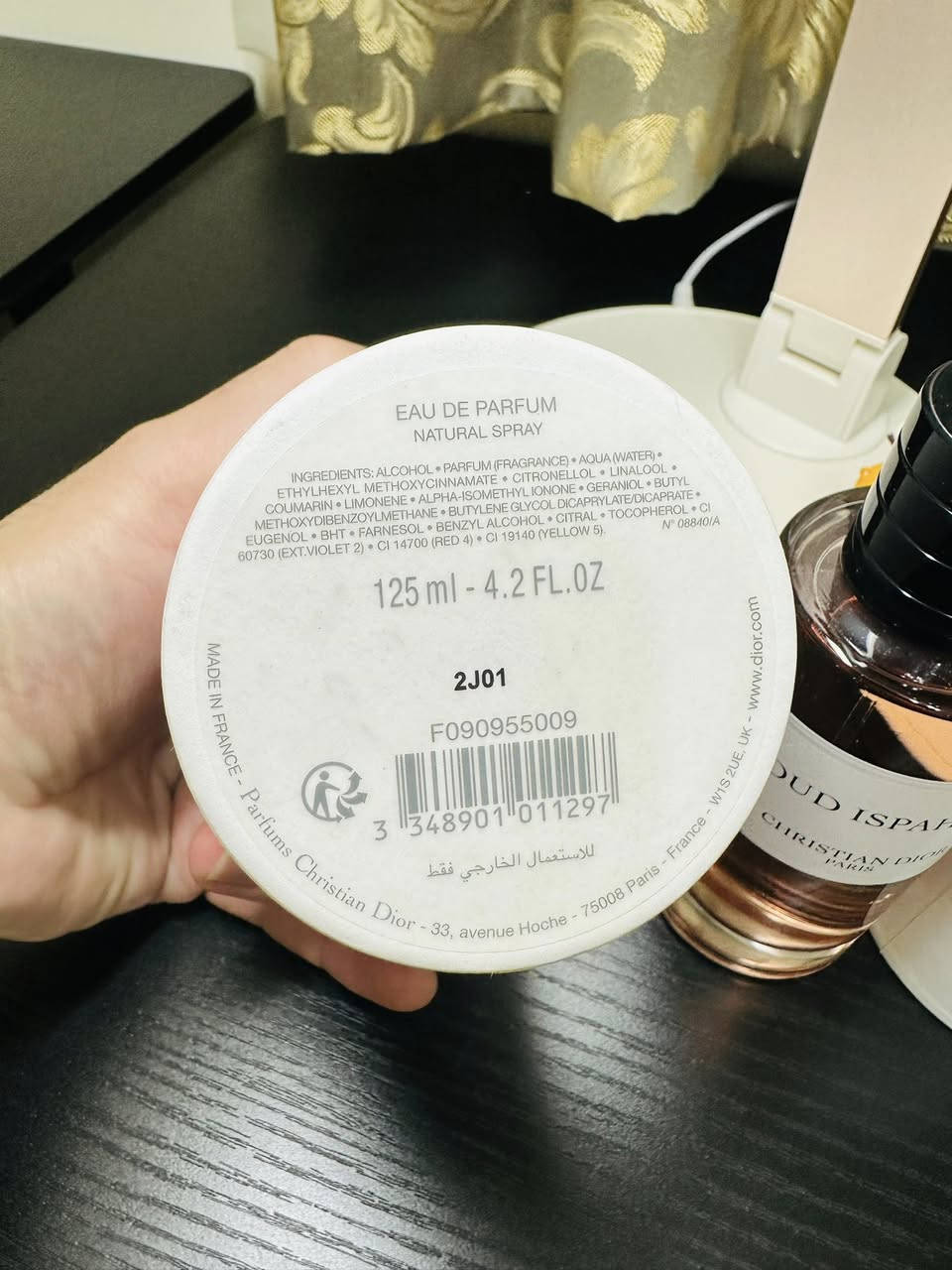 السلام عليكم ورحمة الله وبركاته 

عطر عود أصفهان إصدار ٢٠٢٢ بحجم ١٢٥ مل مستعمل رشات للتجربة.

السعر: ٢٣٥$

تحياتي للجميع


**إذا كنت صاحب هذا الإعلان وتريد حذفه لأي سبب، رجاءا أرسل رسالة إلى الدعم الفني**